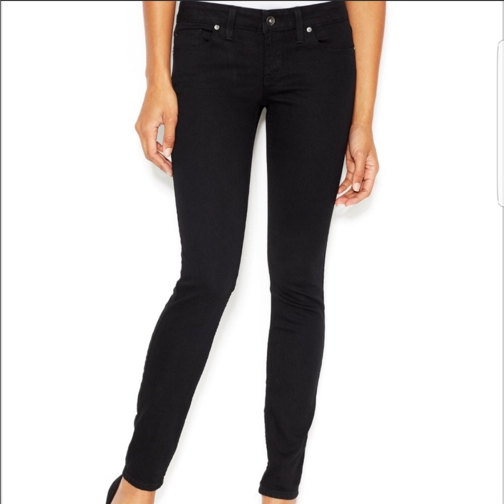 (NEW) Guess Slate Gray/Black Skinny Jeggings